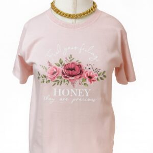Camiseta com Estampa de Rosas
