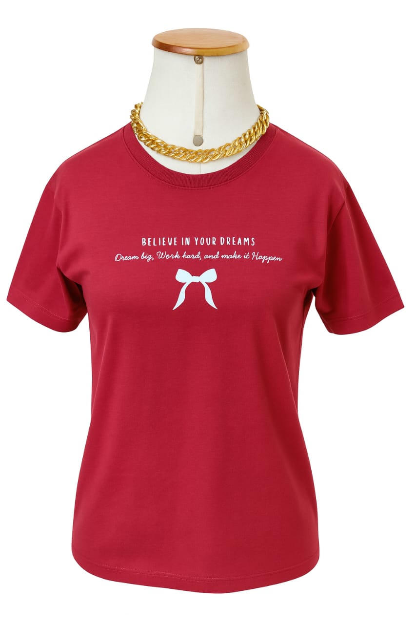 Camiseta Vermelha lacinho