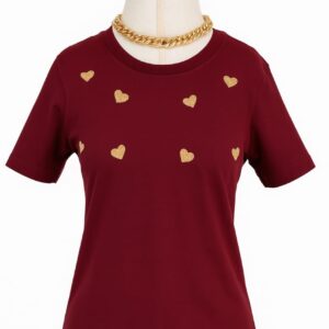 Camista Bordada Corações