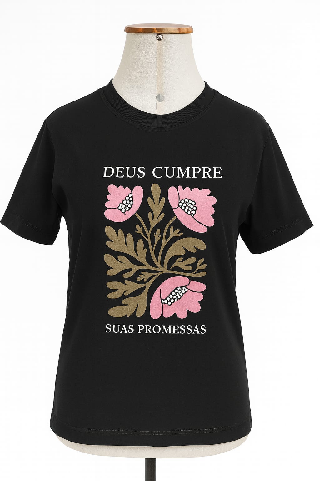 Camiseta Estampa Deus Cumpre