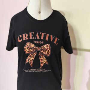 Camiseta Estampa Laço Creative