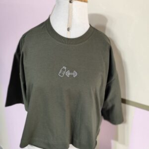 Cropped Max Estampa de Treino