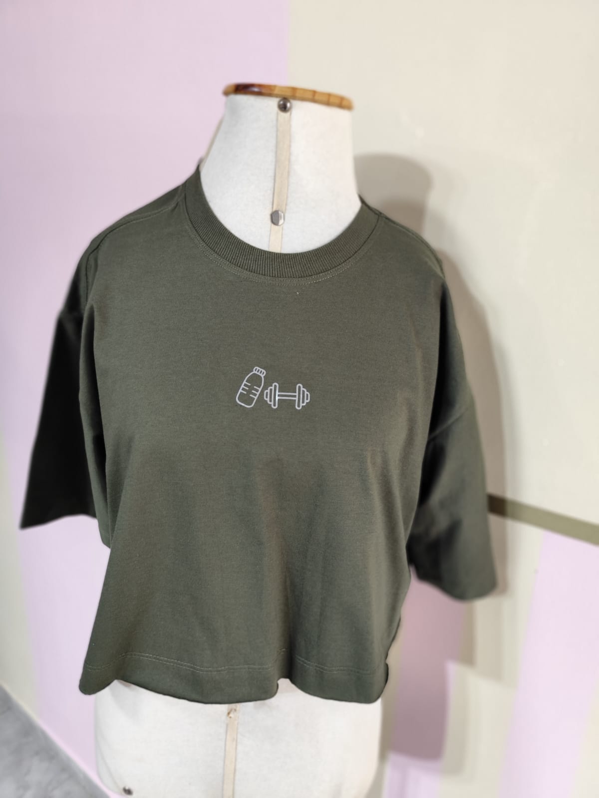 Cropped Max Estampa de Treino