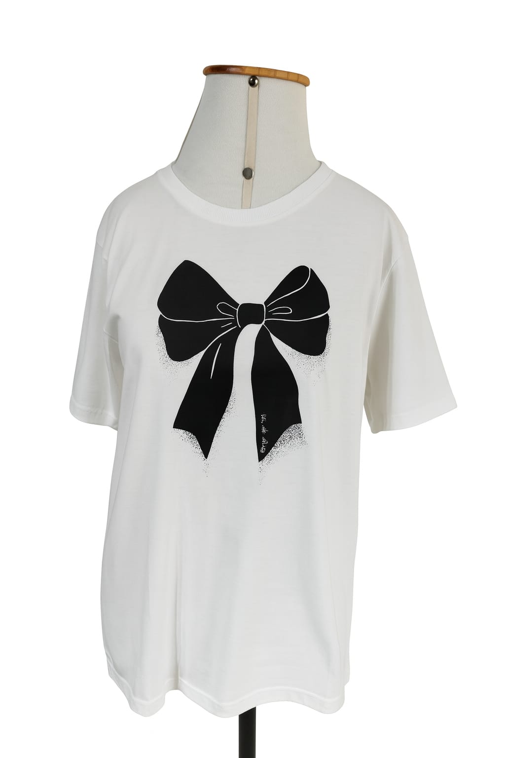 Camiseta Estampa Laço Preto