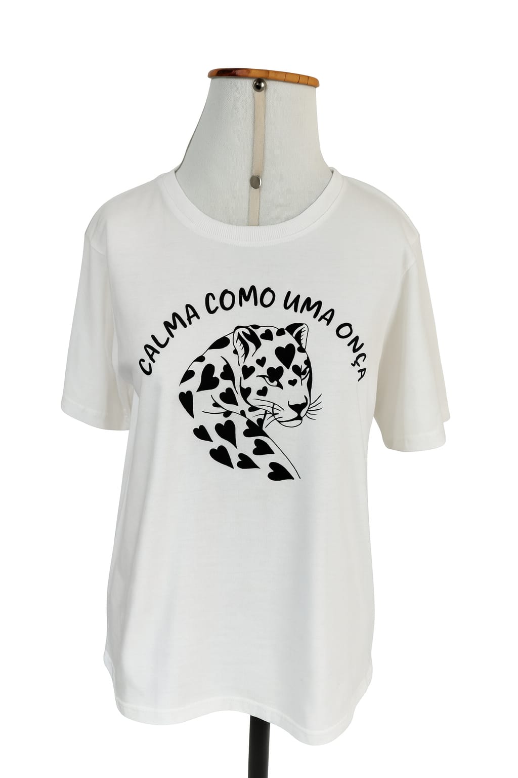 Camiseta com Estampa Onça
