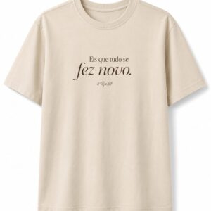 T-Shirt frase cristã (𝗚1)