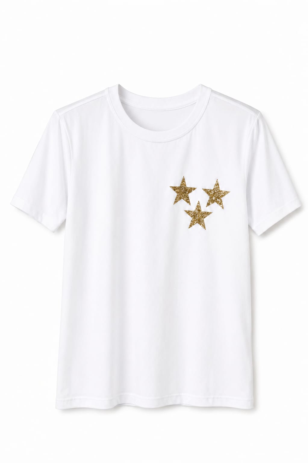 T-Shirt aplique estrela (P)