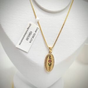 Colar LOVE micro zircônia