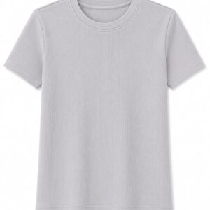 T-SHIRT CANELADA CINZA GRAY (GG)