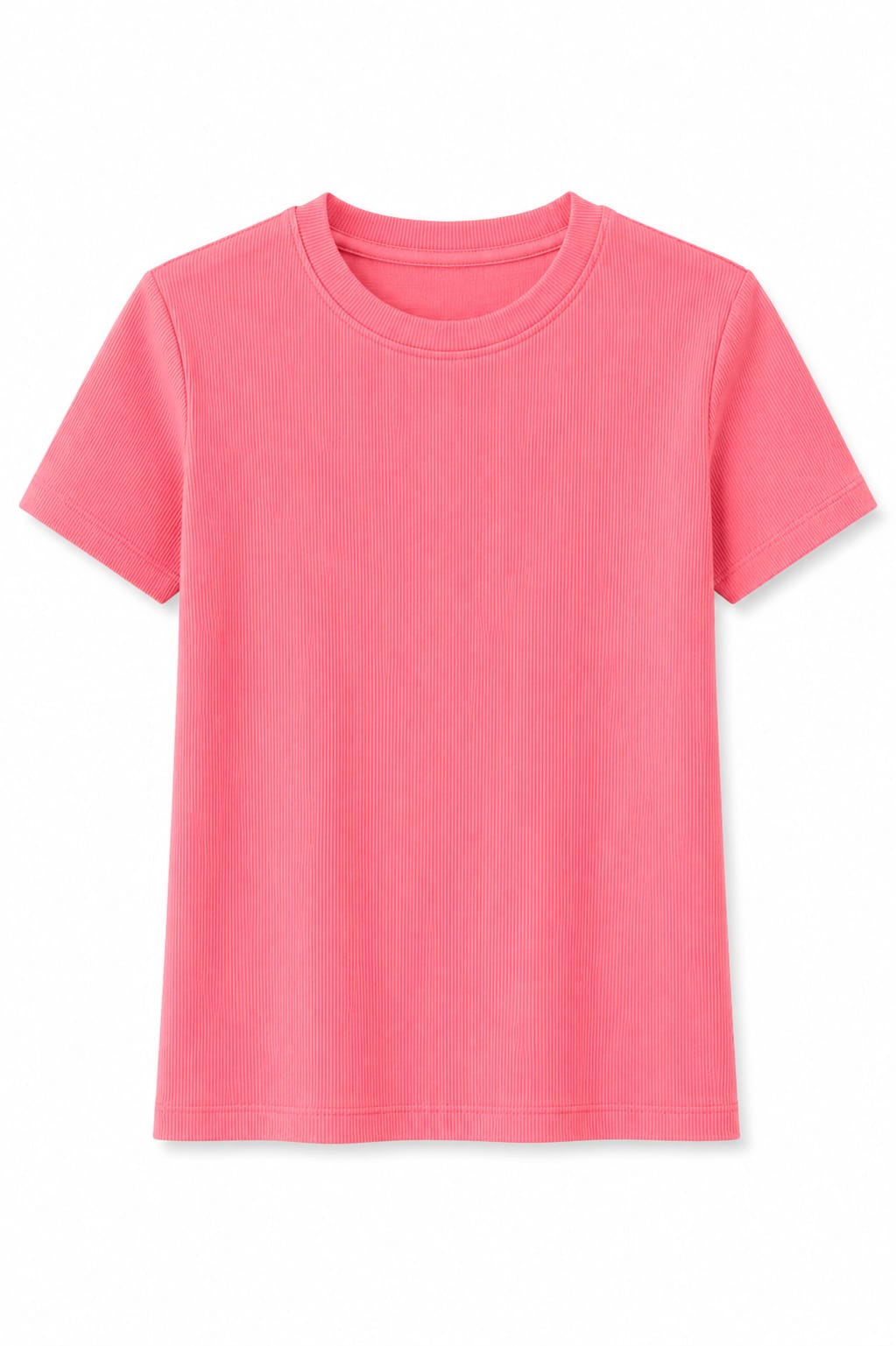 T-SHIRT CANELADA ROSA (GG)