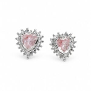 Brinco rosa claro