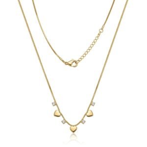 Choker corações e ponto de luz