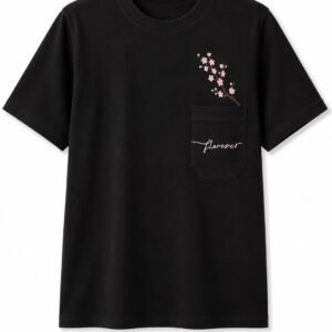 T-shirt com bolsinho ( M )