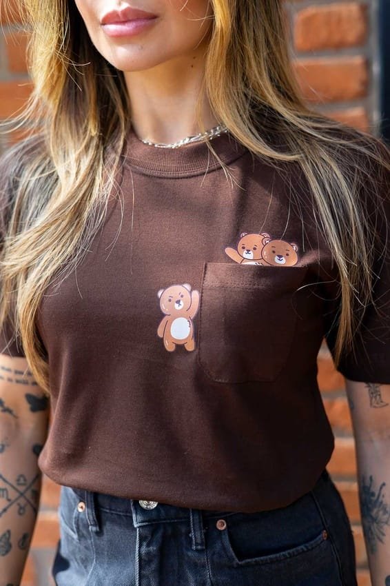 T-shirt com bolso ( G2 ) - Imagem 2