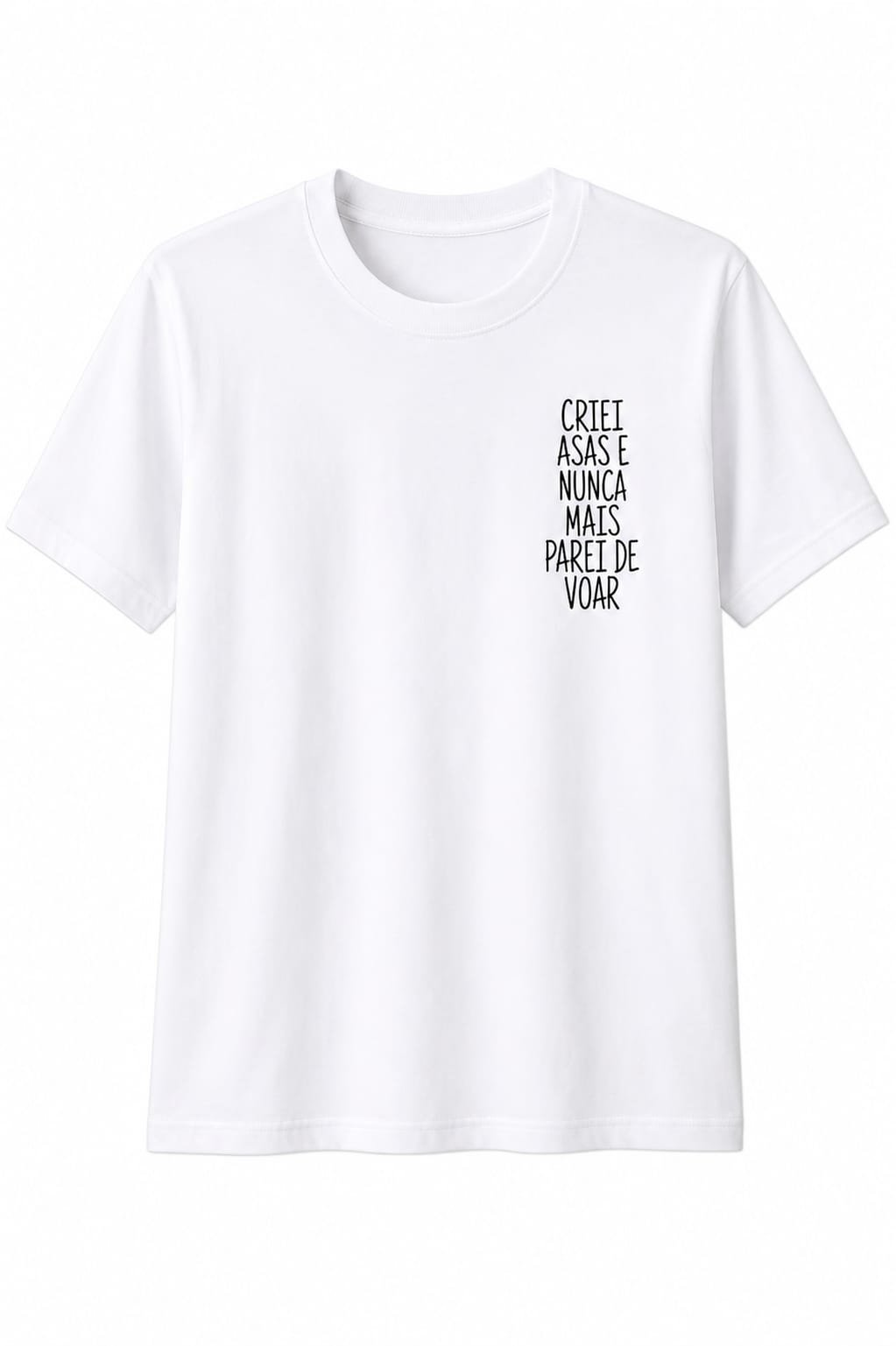 T-shirt frente e verso ( P, G1 )
