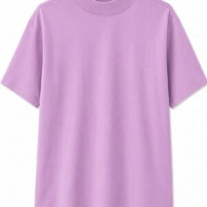 T-shirt gola alta lilás ( G )