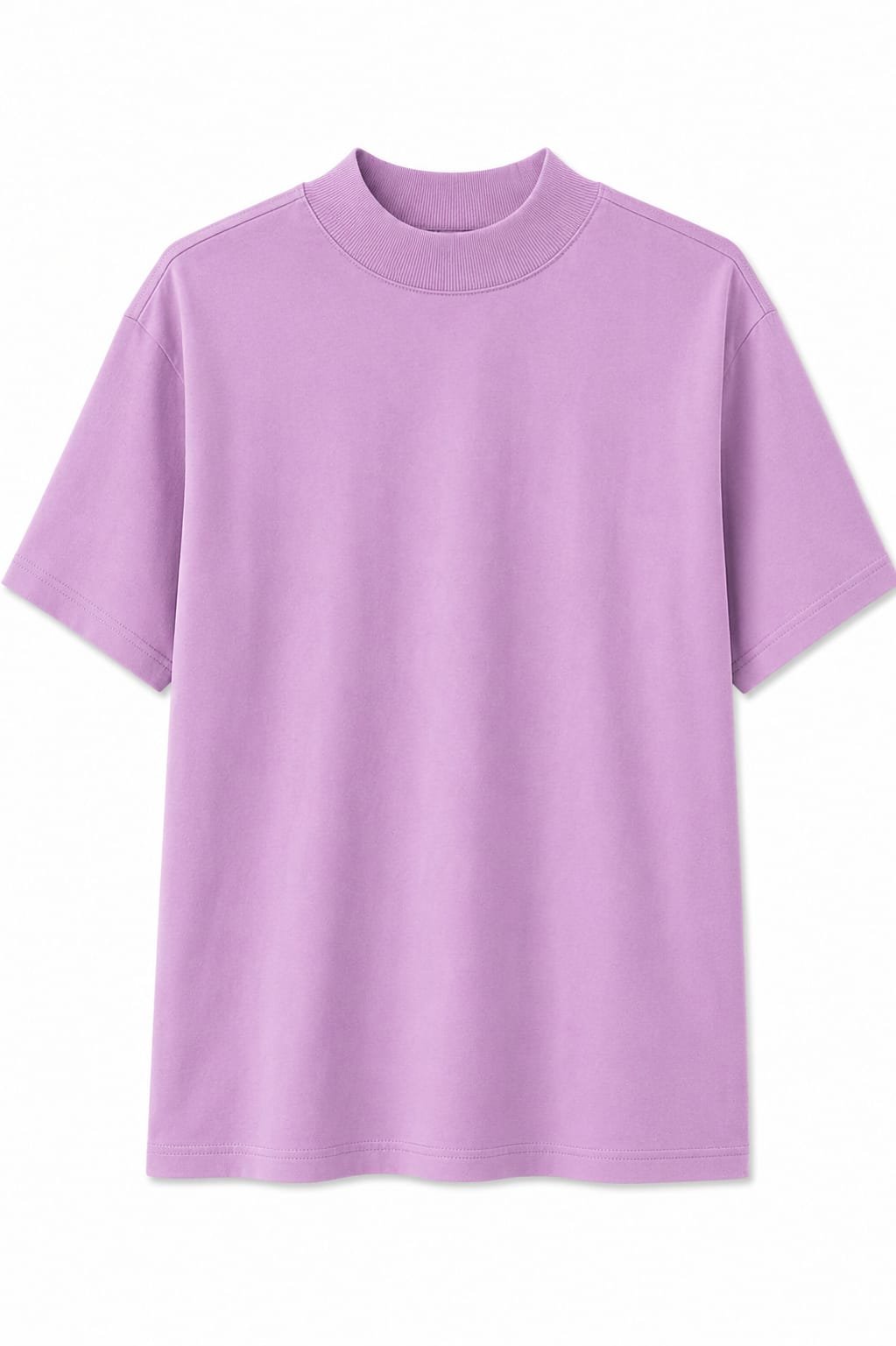 T-shirt gola alta lilás ( G )
