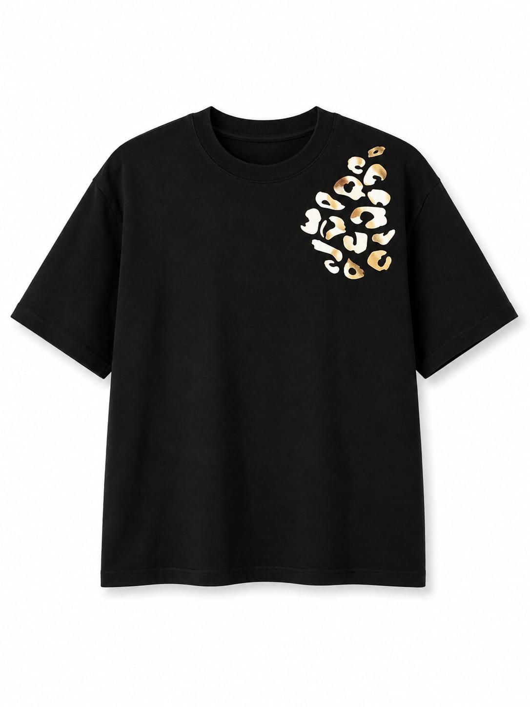 T- shirt  tradicional preto ( P, G3 )